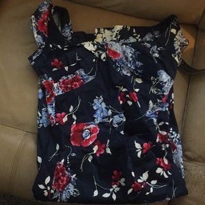 Stop Staring Dresses - Navy blue-floral print dress Stop Staring Dresses - Navy blue-floral print dress